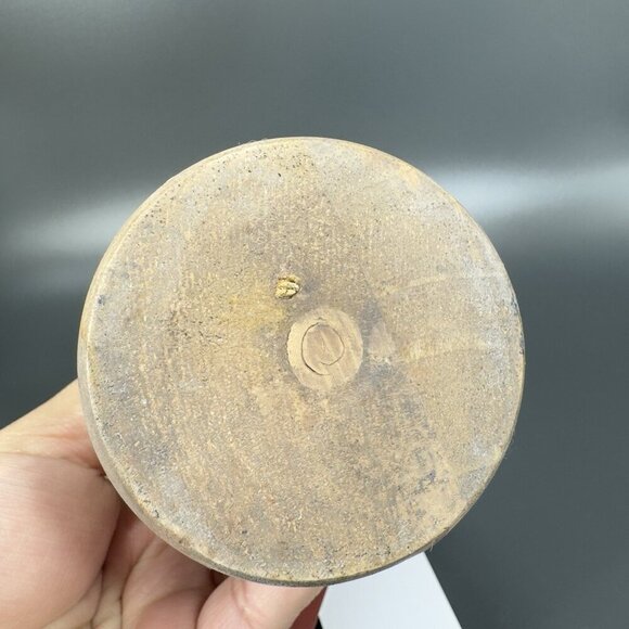 Place And Time Wooden Tall Mushroom Primitive Style Wood Figurine With Labels - Picture 9 of 12